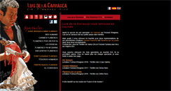 Desktop Screenshot of luisdelacarrasca.com