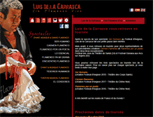 Tablet Screenshot of luisdelacarrasca.com